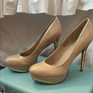 Elegant Beige High Heels
